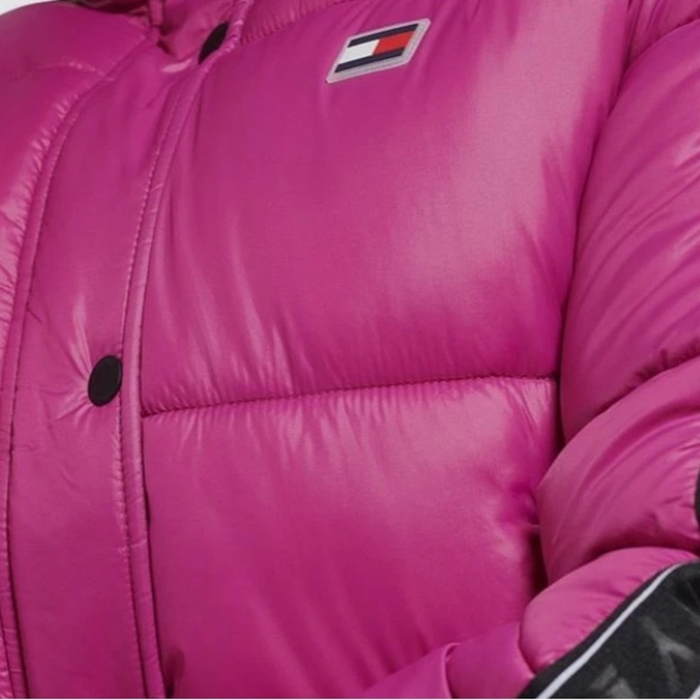 Tommy Hilfiger Fuchsia/shade Women’s size Xl Puffer Jacket New